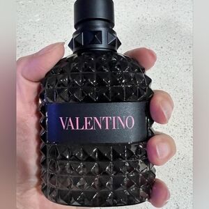 Valentino Black Body Wash with Pink Label
